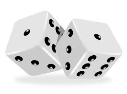 pair of white dice