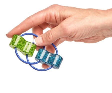 Loopeez fidget toy in a woman's hand -- by Trainers Warehouse